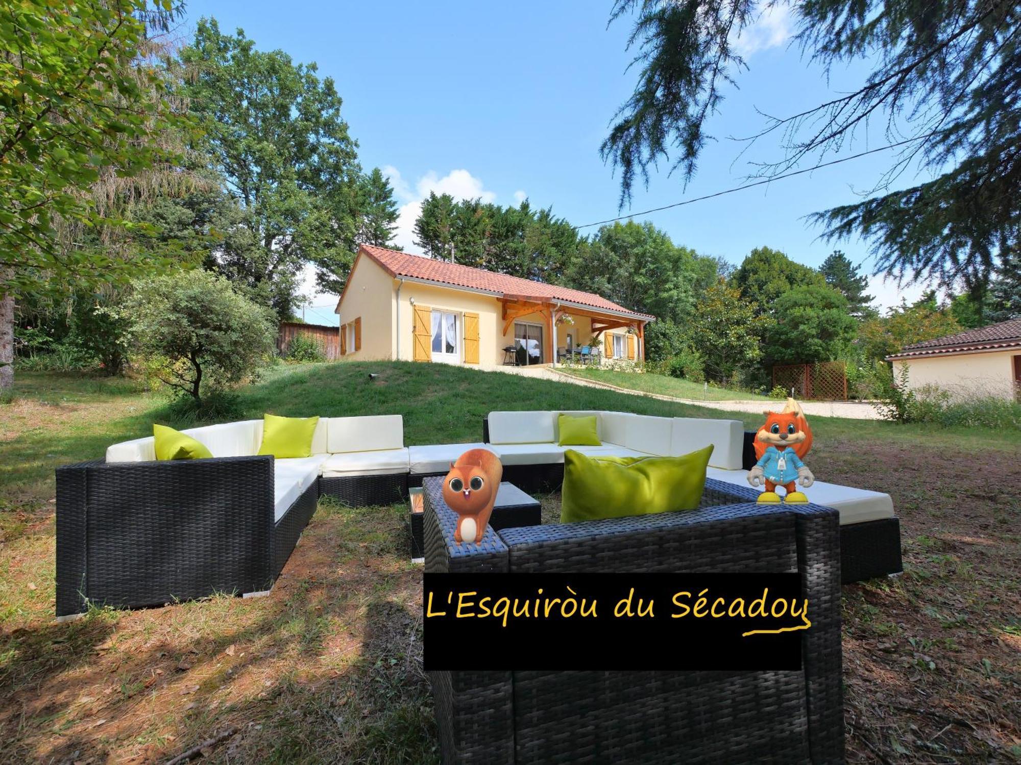Villa L'Esquirou Du Secadou Castels Esterno foto